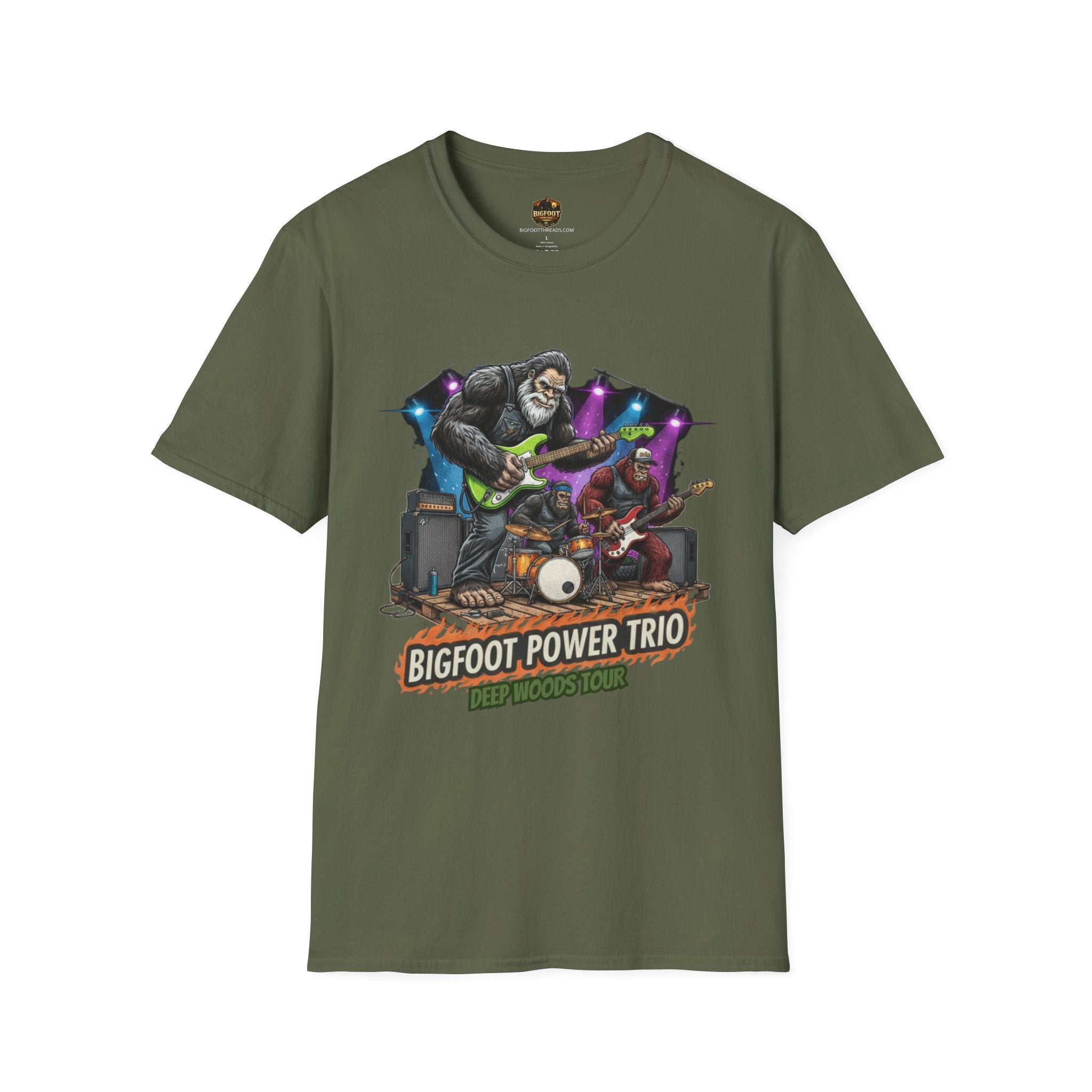Bigfoot Power Trio Band T-Shirt