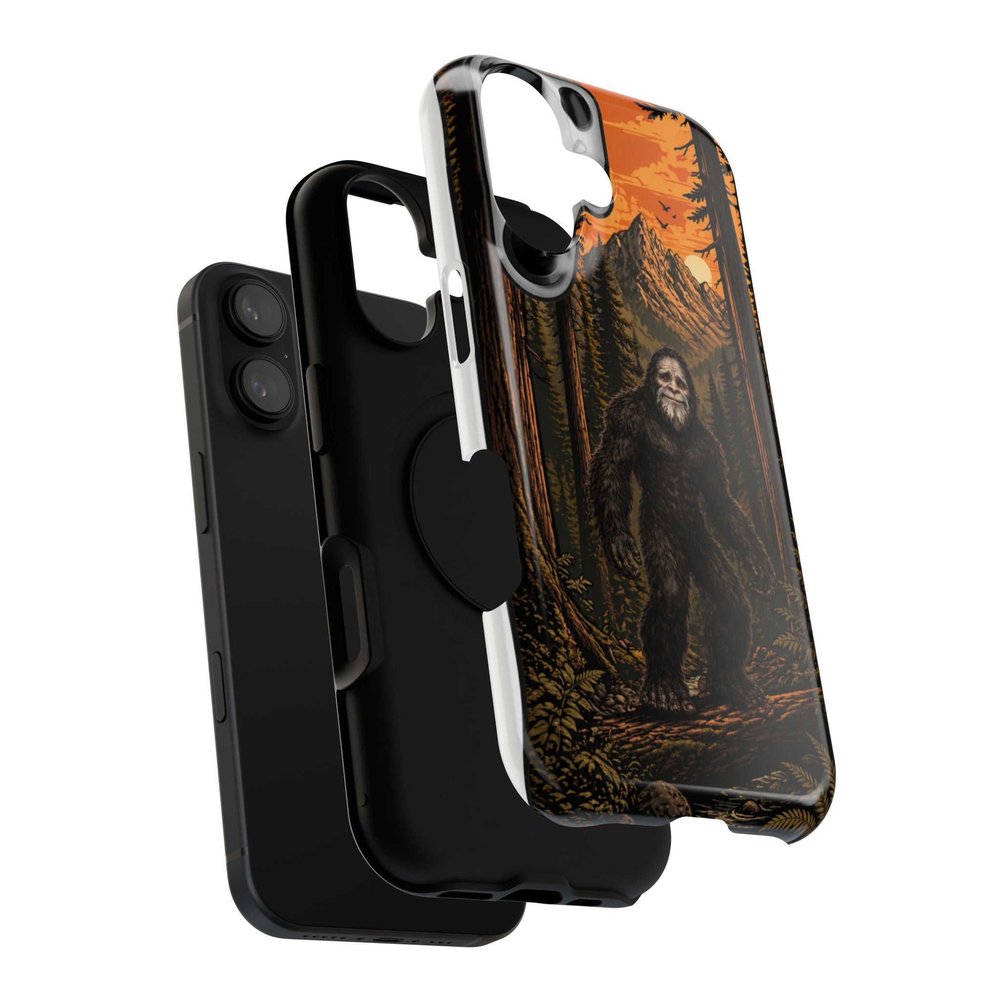 Bigfoot Forest Phone Case — Impact-Resistant Sasquatch Sunset Protective Cover