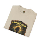 John 8:12 I AM THE LIGHT OF THE WORLD Bigfoot T-Shirt