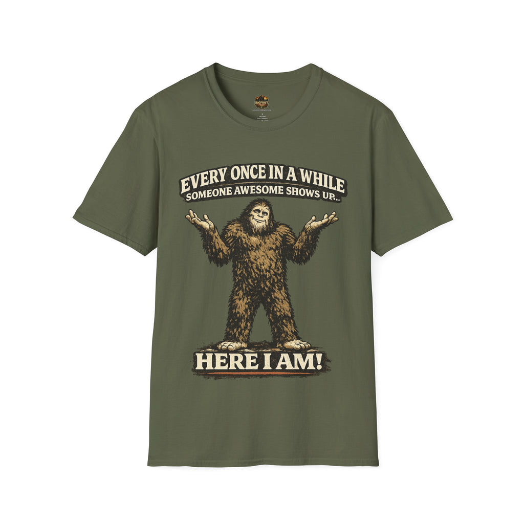 Every Once In A While Someone Awesome Shows Up T-Shirt