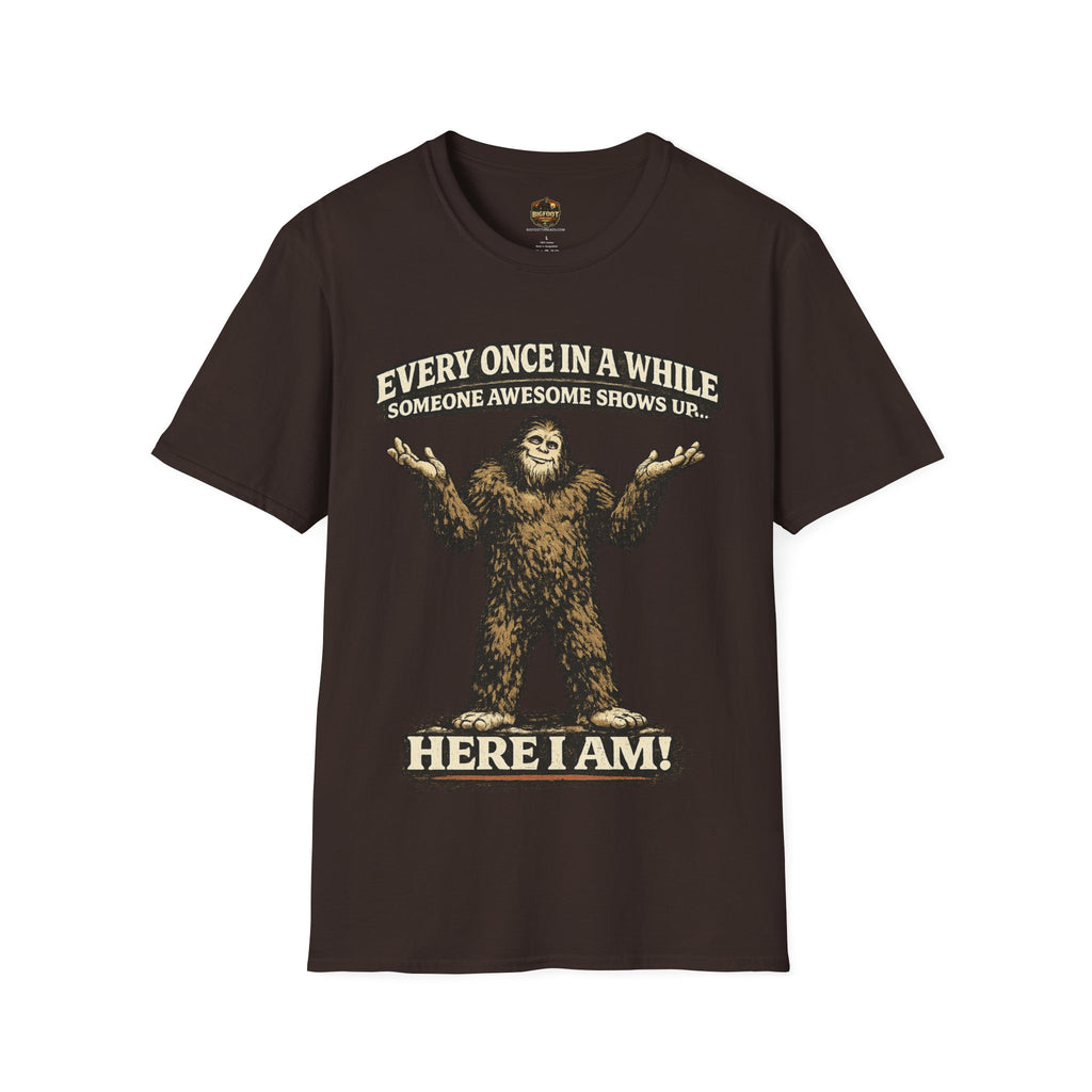 Every Once In A While Someone Awesome Shows Up T-Shirt