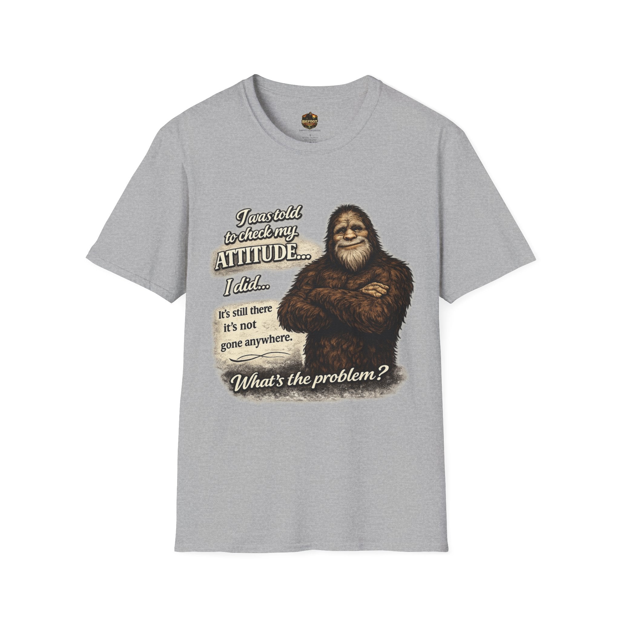 Bigfoot "Check My Attitude" T-Shirt