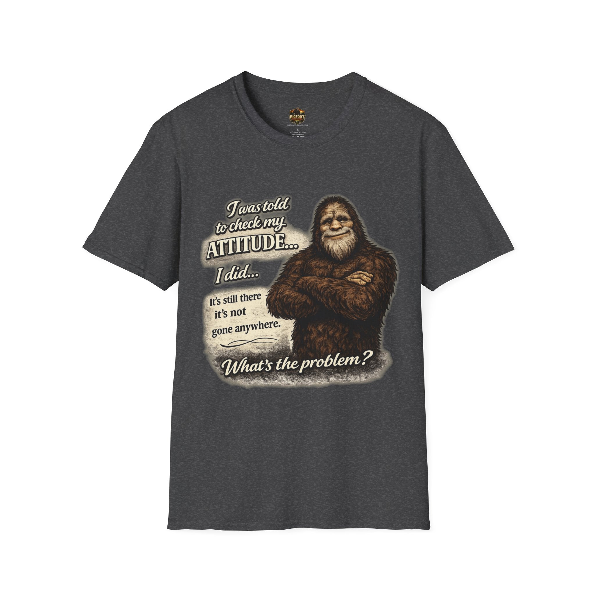 Bigfoot "Check My Attitude" T-Shirt