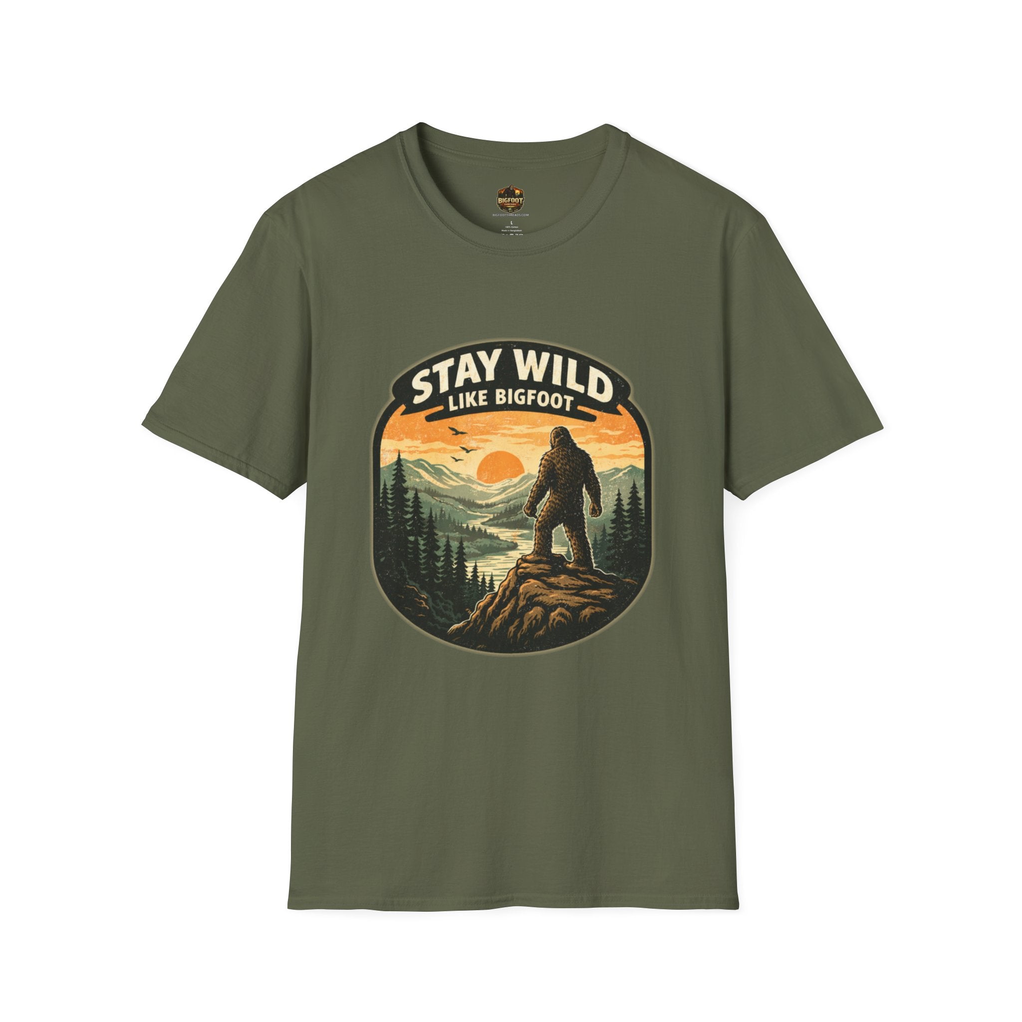 Stay Wild Like Bigfoot T-Shirt