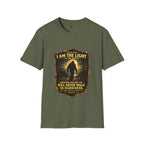 John 8:12 I AM THE LIGHT OF THE WORLD Bigfoot T-Shirt